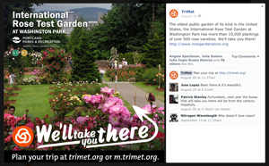 TriMet Facebook Ad